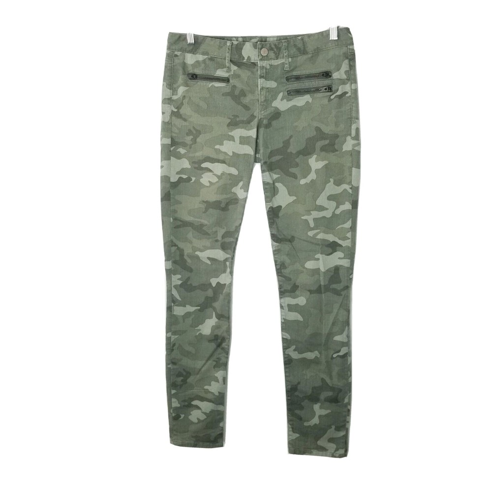 Gap 1969 Camouflage Pants Women Size 29t Green Always Skinny
